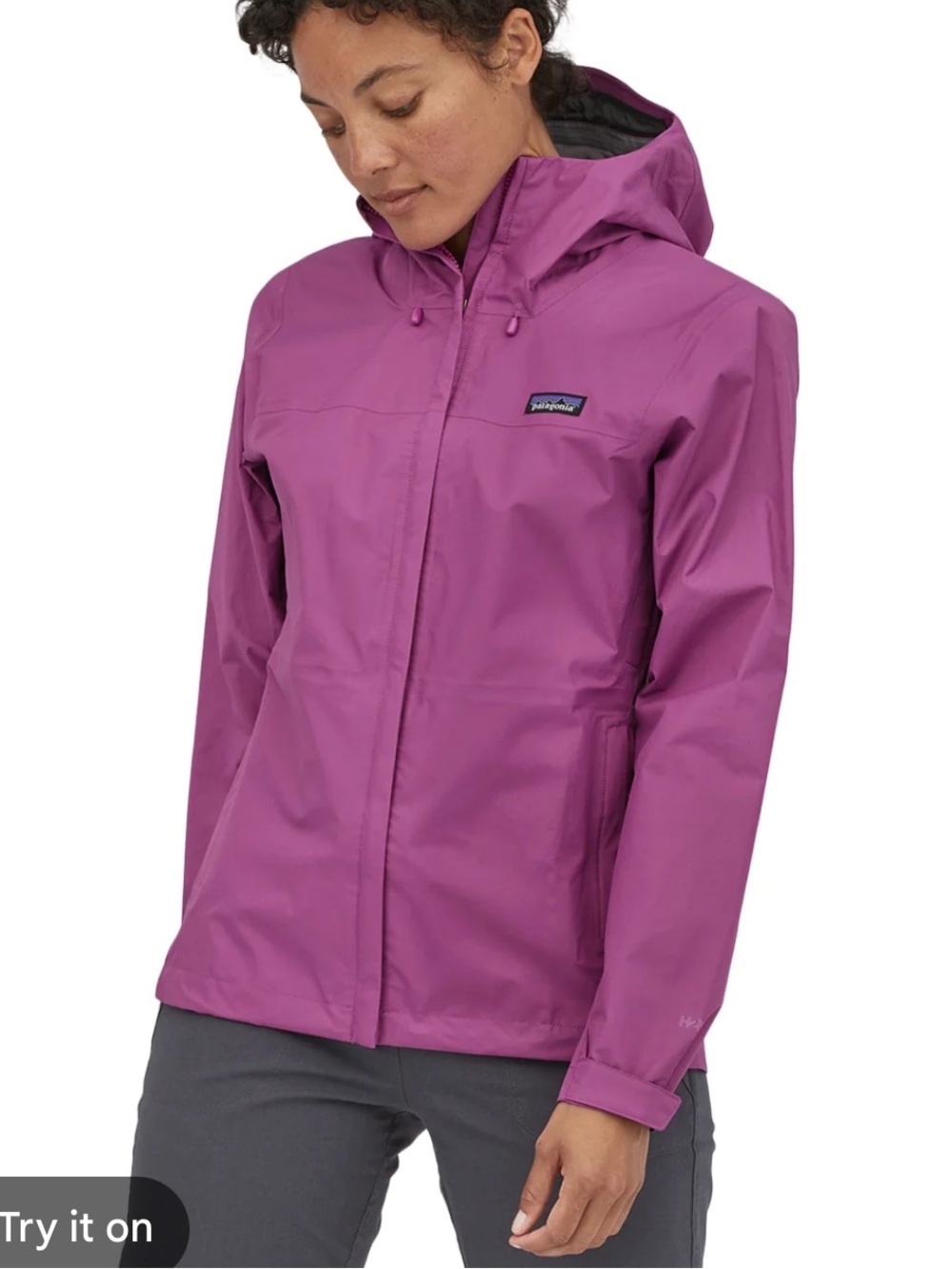 Patagonia h2no Jacket Women's Full Zip Hooded Windbreaker Size small